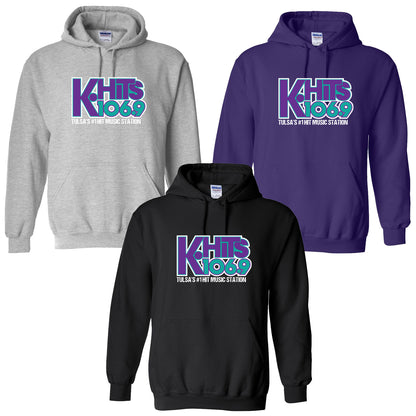 106.9 K-Hits - Adult/Unisex Hooded Sweatshirt