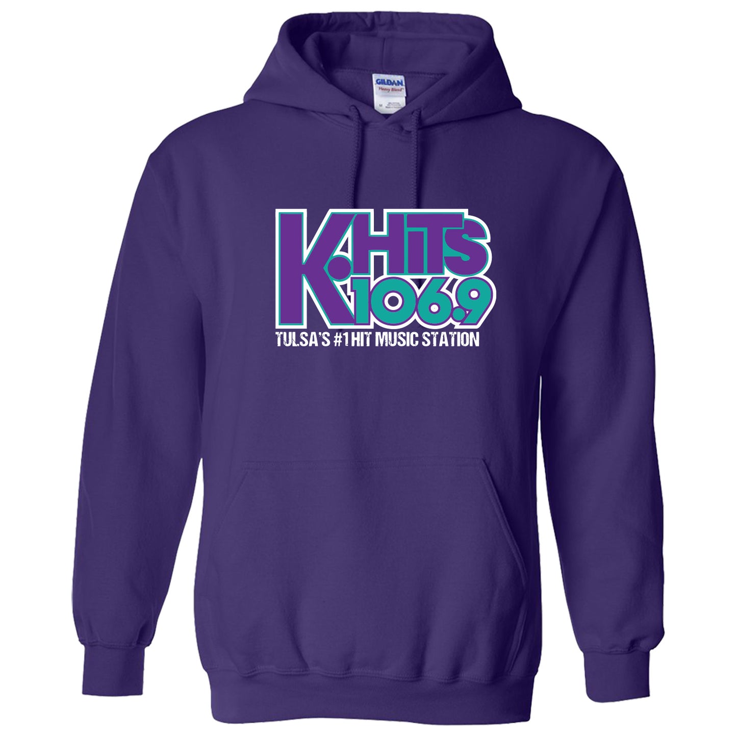 106.9 K-Hits - Adult/Unisex Hooded Sweatshirt