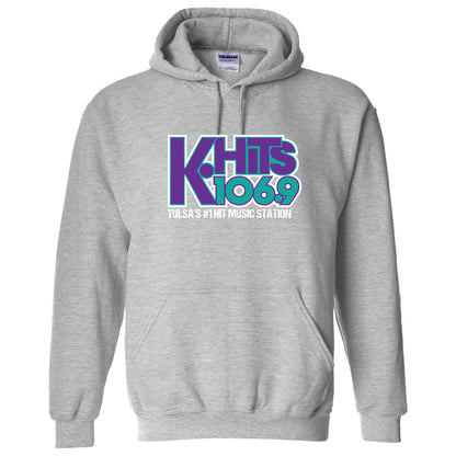 106.9 K-Hits - Adult/Unisex Hooded Sweatshirt