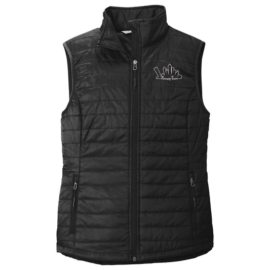 Therapy Town - Ladies Packable Puffer Vest