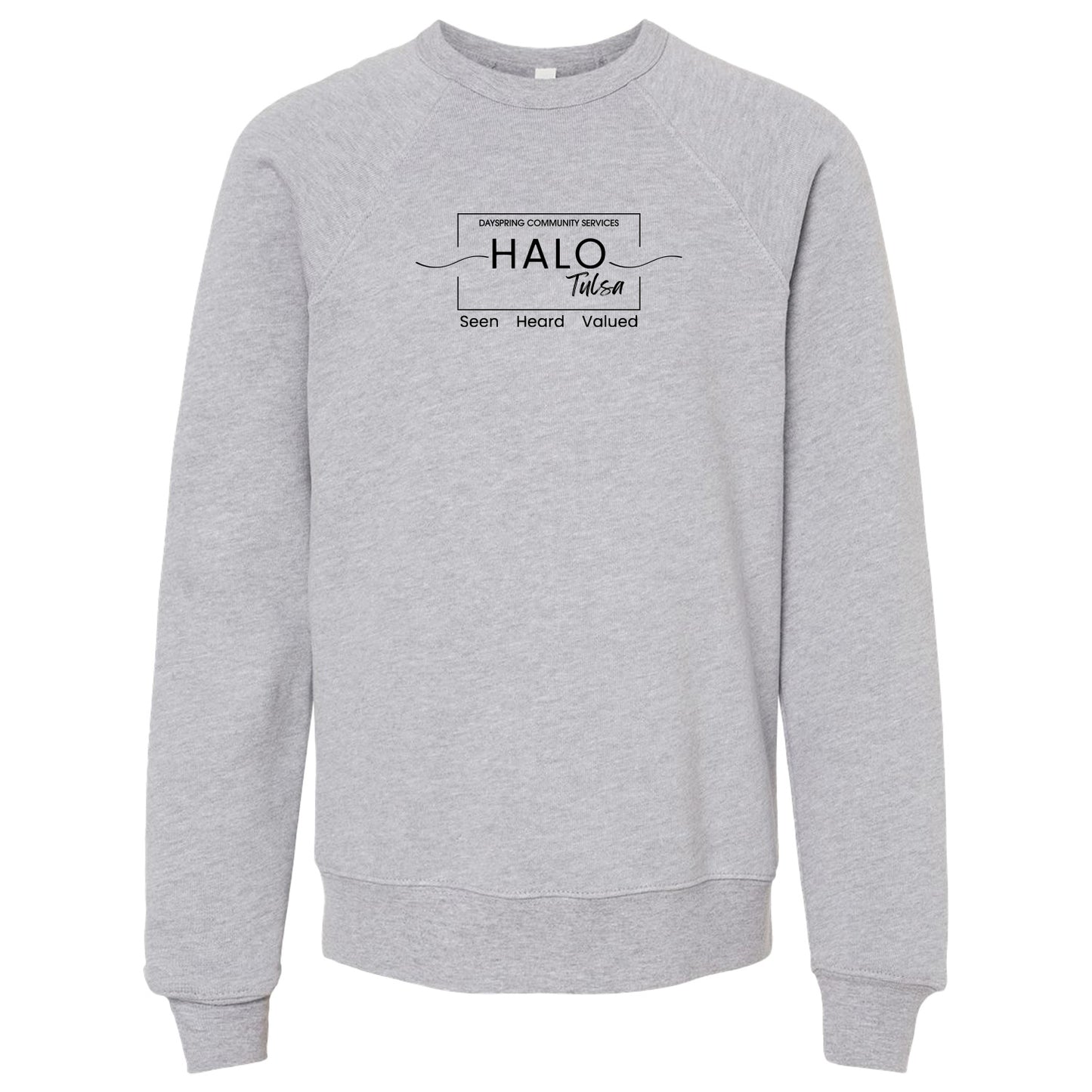 Halo Tulsa - Youth Sponge Fleece Crewneck Sweatshirt